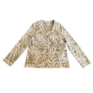 Vintage St. John Sport by Marie Gray Knit Cardigan & Tank Set – Made in US